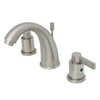 Kingston Brass NuvoFusion Widespread Bathroom Faucet Brushed Nickel