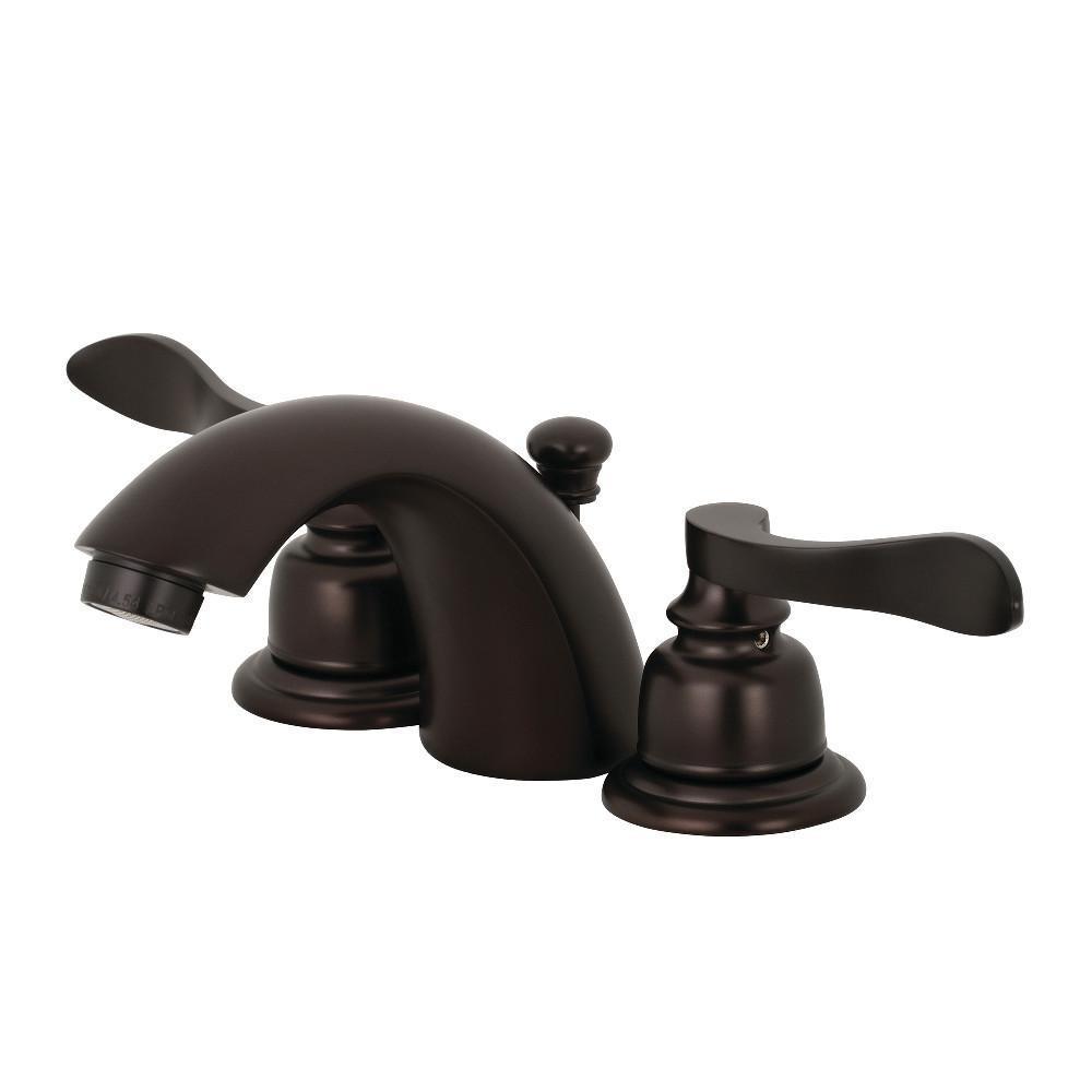 Kingston Brass NuWave French Mini-Widespread Bathroom Faucet Oil Rubbed Bronze