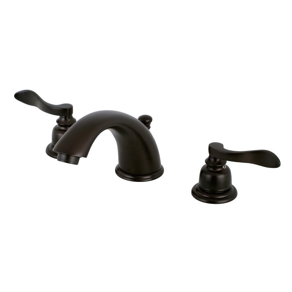 Kingston Brass NuWave French Widespread Bathroom Faucet Oil Rubbed Bronze