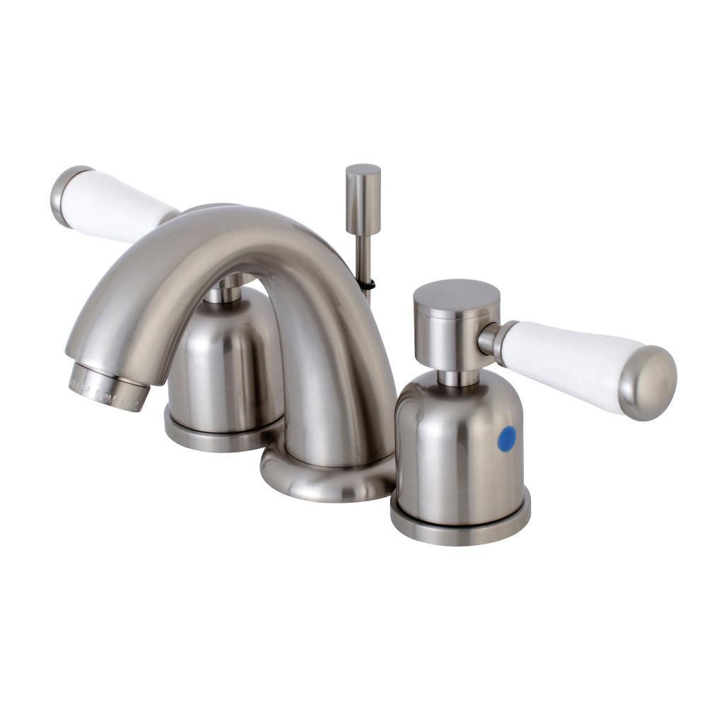 Kingston Brass Paris Widespread Bathroom Faucet Brushed Nickel