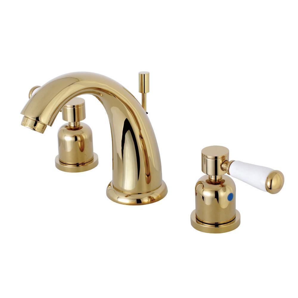 Kingston Brass Paris Widespread Bathroom Faucet Polished Brass