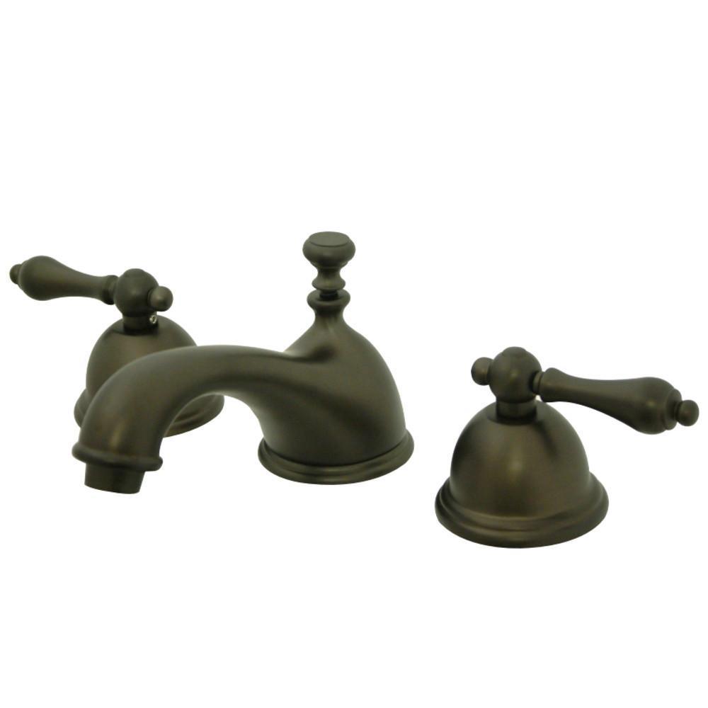Kingston Brass Restoration Widespread Bathroom Faucet Oil Rubbed Bronze