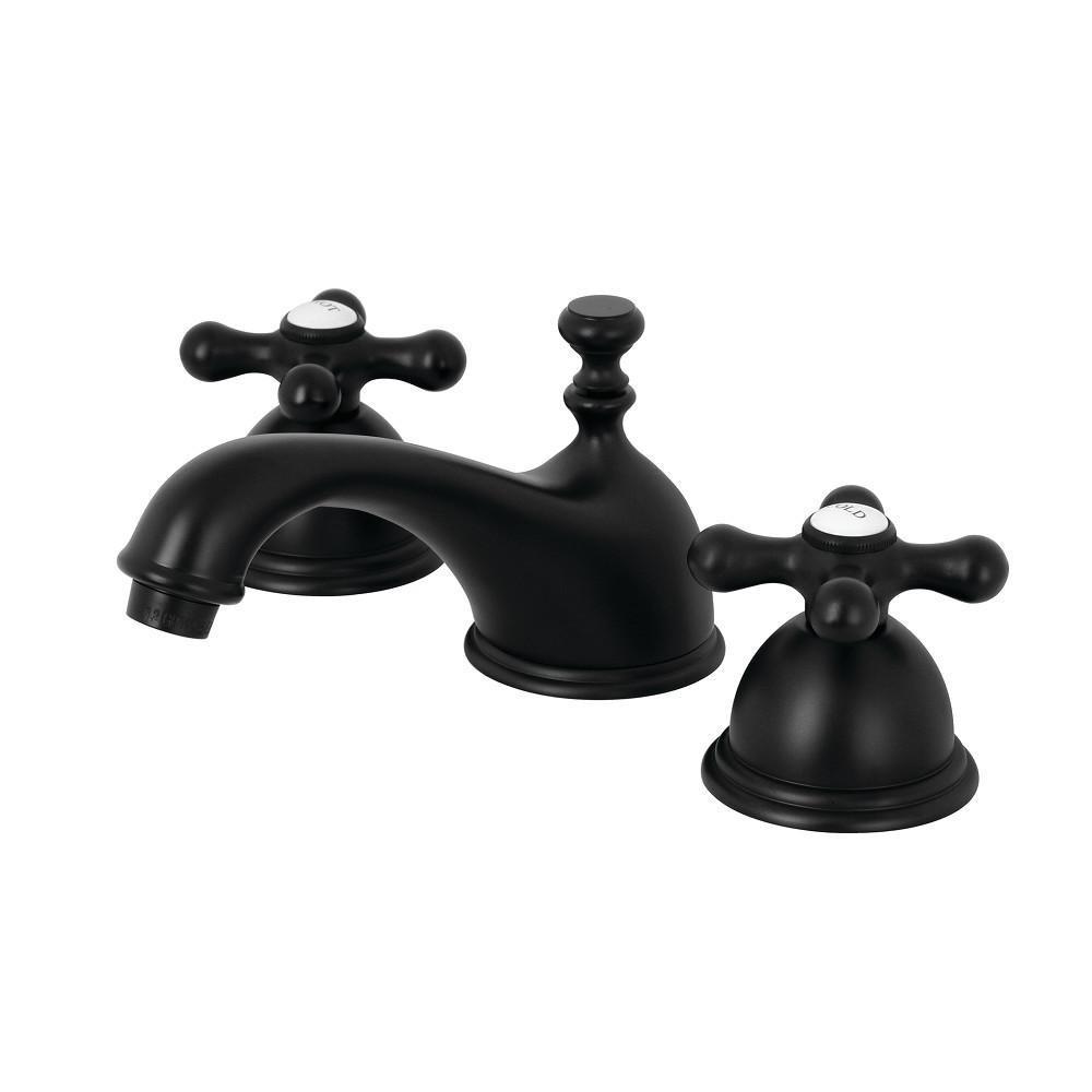 Kingston Brass Restoration Widespread Bathroom Faucet Matte Black