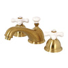 Kingston Brass Restoration Widespread Bathroom Faucet Satin Brass