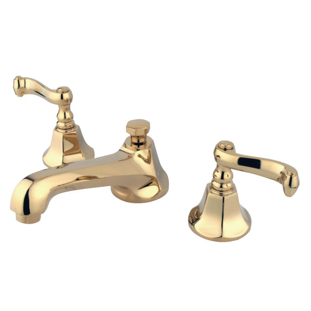 Kingston Brass Royale Widespread Bathroom Faucet Polished Brass
