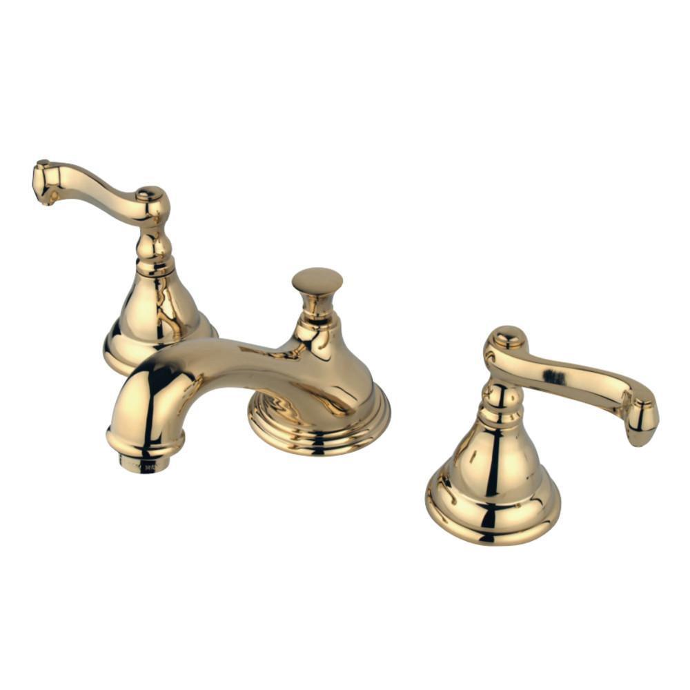Kingston Brass Royale Widespread Bathroom Faucet Polished Brass