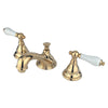 Kingston Brass Royale Widespread Bathroom Faucet Polished Brass
