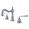 Kingston Brass Silver Sage Widespread Bathroom Faucet Polished Chrome