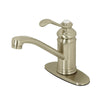 Kingston Brass Templeton 4&quot; Centerset Bathroom Faucet Brushed Nickel