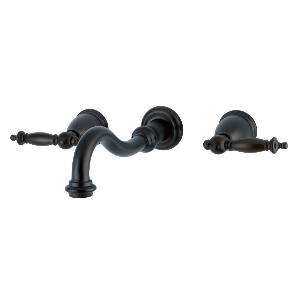 Kingston Brass Templeton Wall-Mount Bathroom Faucet Oil Rubbed Bronze