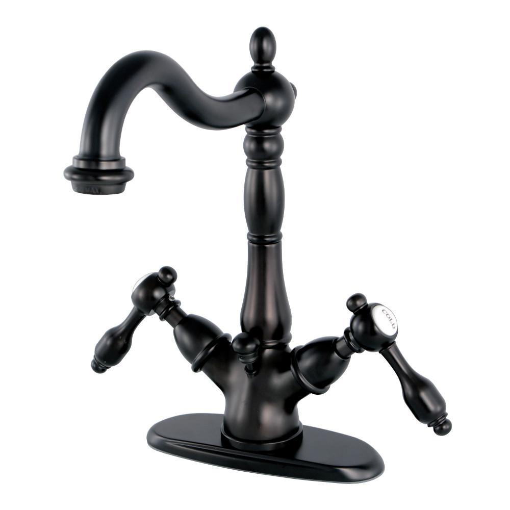 Kingston Brass Tudor 4" Centerset Bathroom Faucet Oil Rubbed Bronze