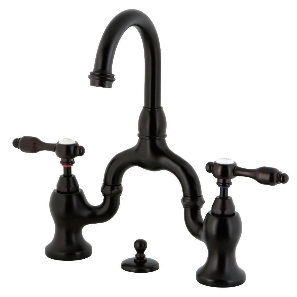 Kingston Brass Tudor Bridge Bathroom Faucet Oil Rubbed Bronze