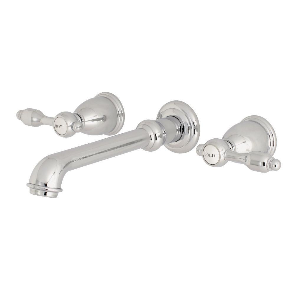 Kingston Brass Tudor Wall-Mount Bathroom Faucet Polished Chrome