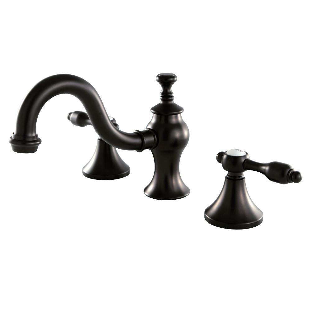 Kingston Brass Tudor Widespread Bathroom Faucet Oil Rubbed Bronze