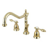 Kingston Brass Tudor Widespread Bathroom Faucet Polished Brass