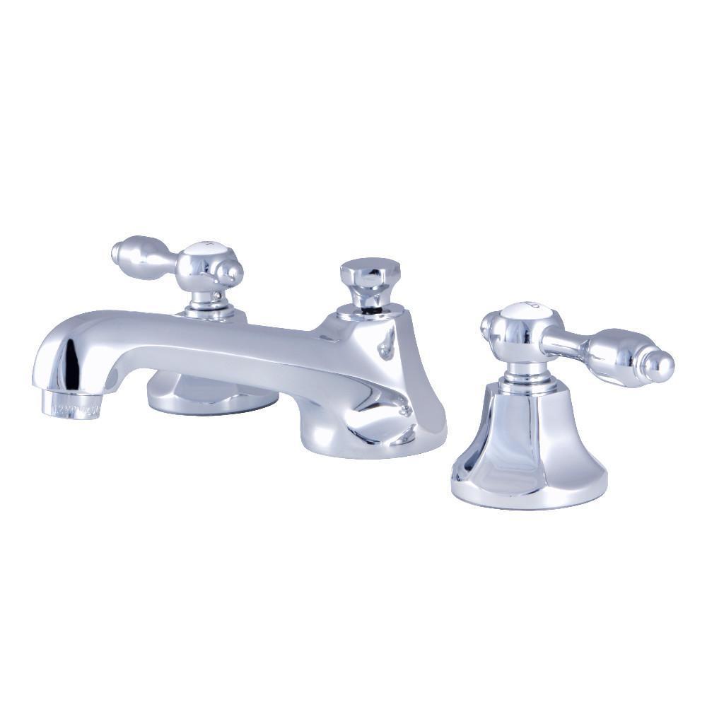 Kingston Brass Tudor Widespread Bathroom Faucet Polished Chrome