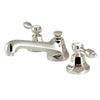 Kingston Brass Tudor Widespread Bathroom Faucet Polished Nickel