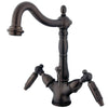 Kingston Brass Victorian 4&quot; Centerset Bathroom Faucet Oil Rubbed Bronze