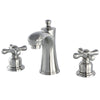 Kingston Brass Victorian Widespread Bathroom Faucet Brushed Nickel