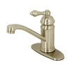 Kingston Brass Vintage 4&quot; Centerset Bathroom Faucet Brushed Nickel