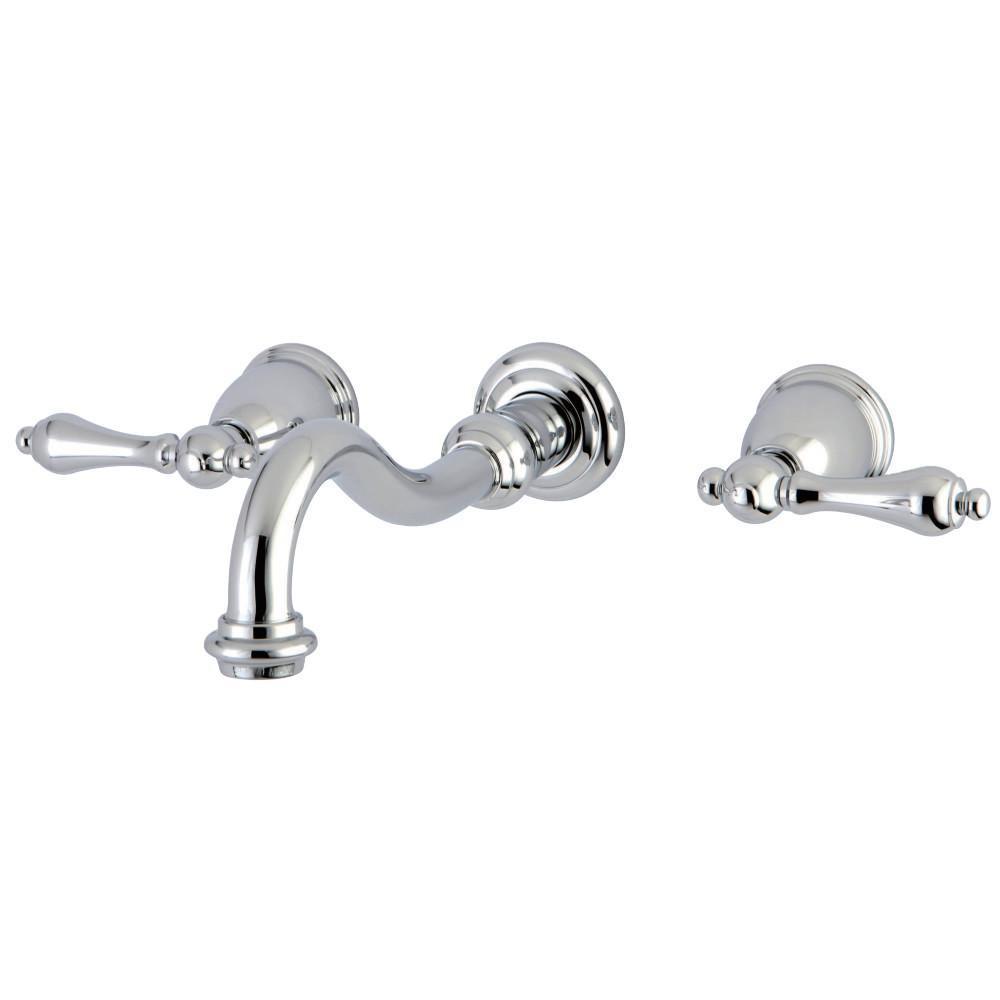 Kingston Brass Vintage Wall-Mount Bathroom Faucet Polished Chrome