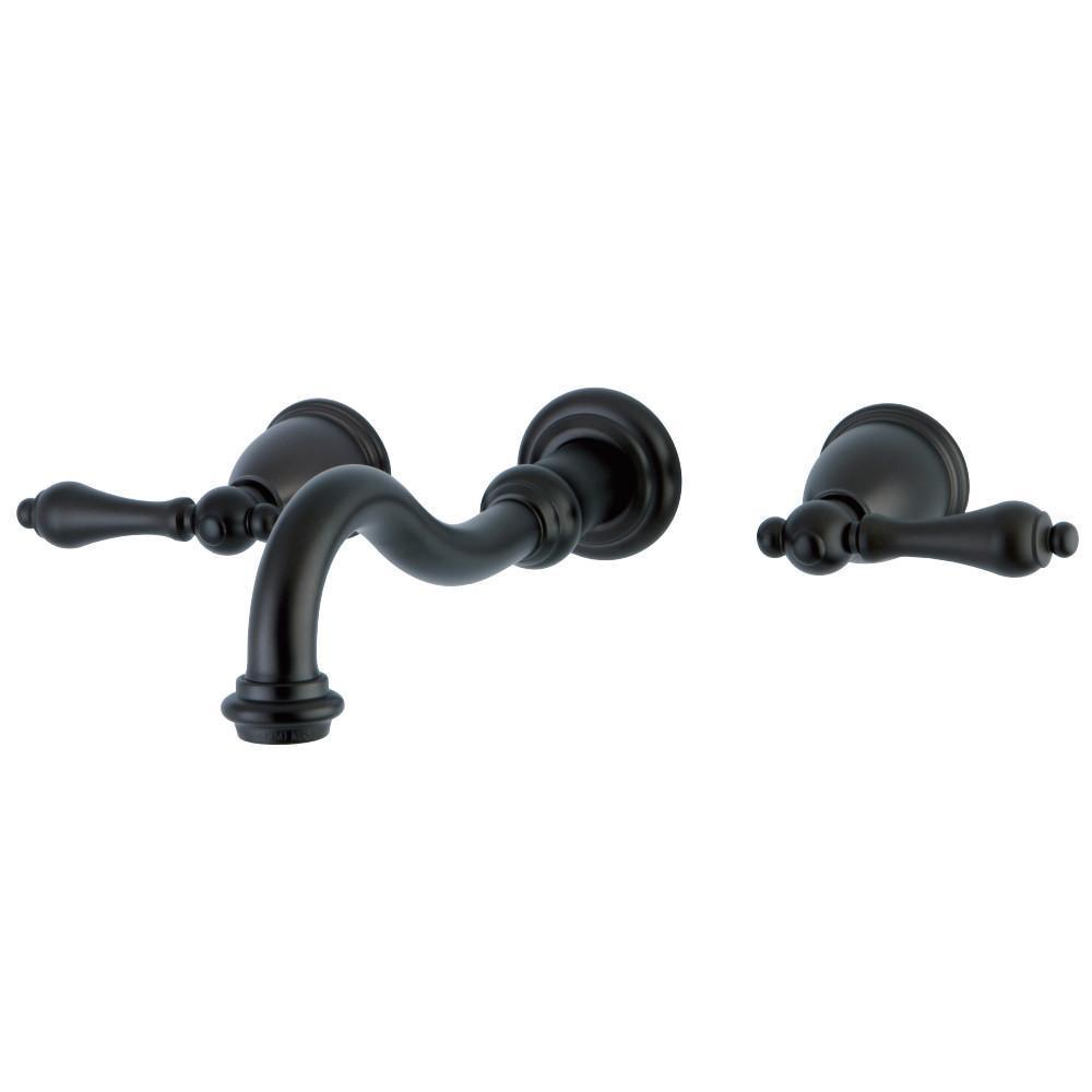 Kingston Brass Vintage Wall-Mount Bathroom Faucet Oil Rubbed Bronze