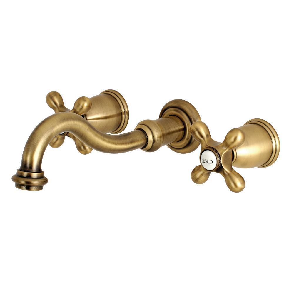 Kingston Brass Vintage Wall-Mount Bathroom Faucet Vintage Brass