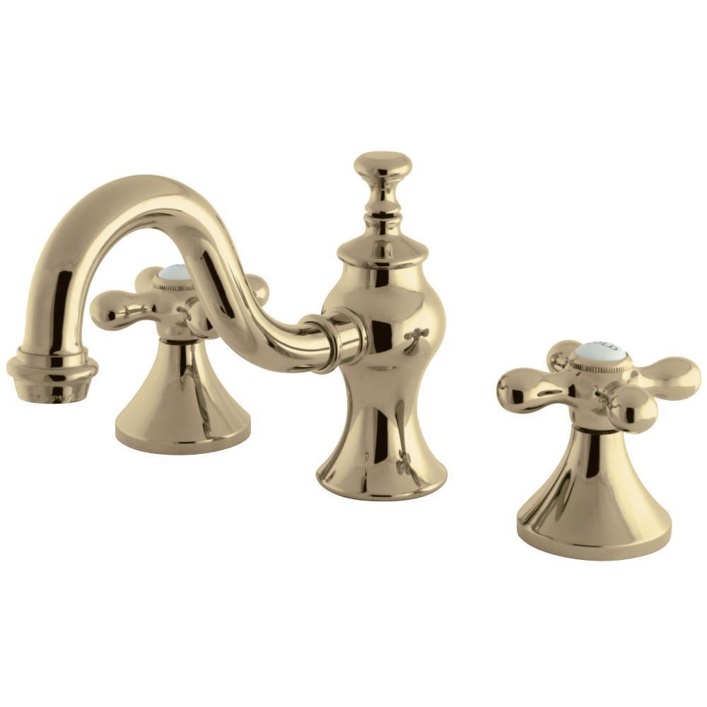 Kingston Brass Vintage Widespread Bathroom Faucet Polished Brass