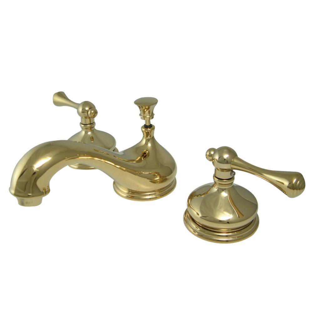 Kingston Brass Vintage Widespread Bathroom Faucet Polished Brass