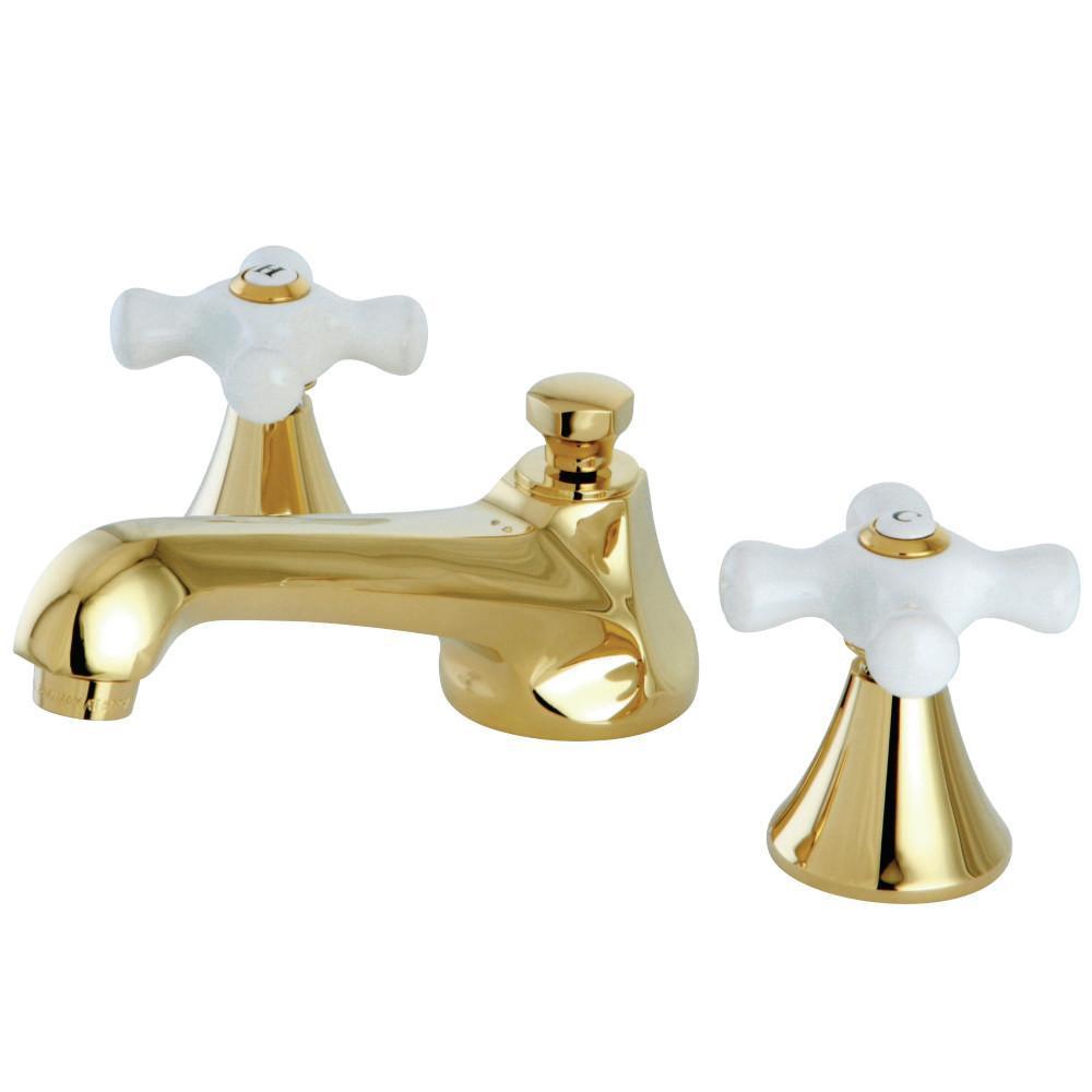 Kingston Brass  Widespread Bathroom Faucet Polished Brass