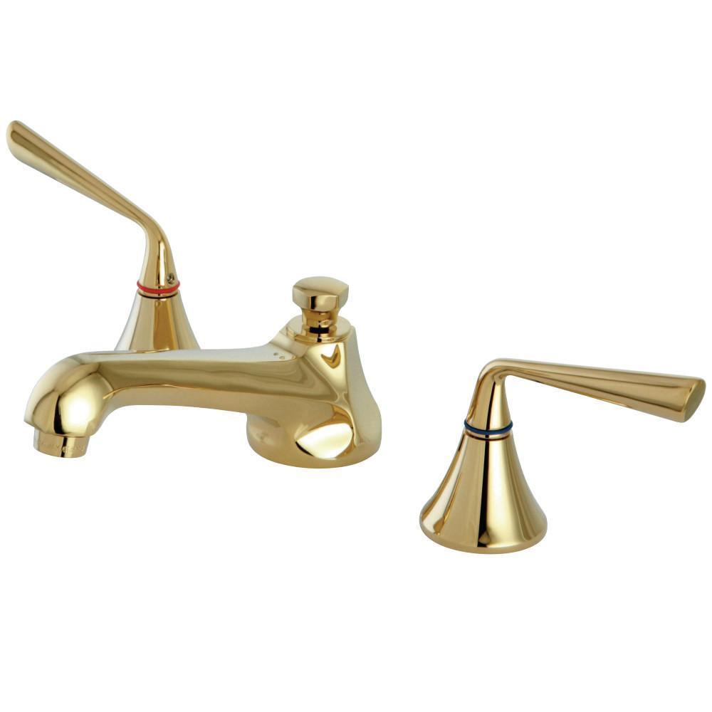 Kingston Brass  Widespread Bathroom Faucet Polished Brass