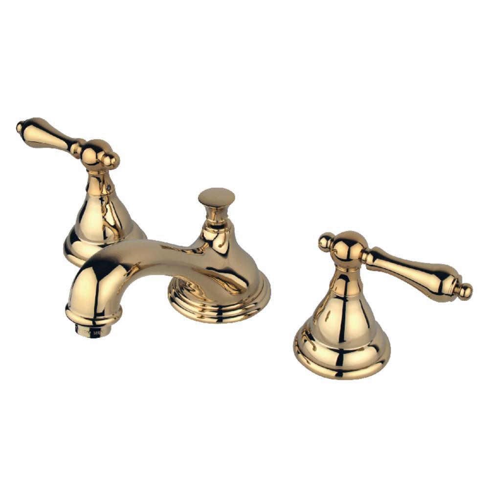 Kingston Brass  Widespread Bathroom Faucet Polished Brass