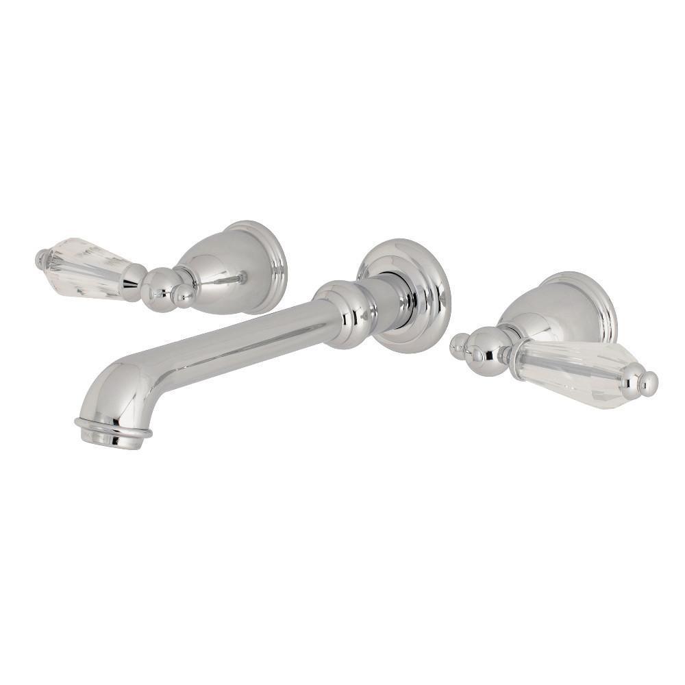 Kingston Brass Wilshire Wall-Mount Bathroom Faucet Polished Chrome