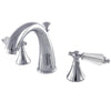 Kingston Brass Wilshire Widespread Bathroom Faucet Polished Chrome
