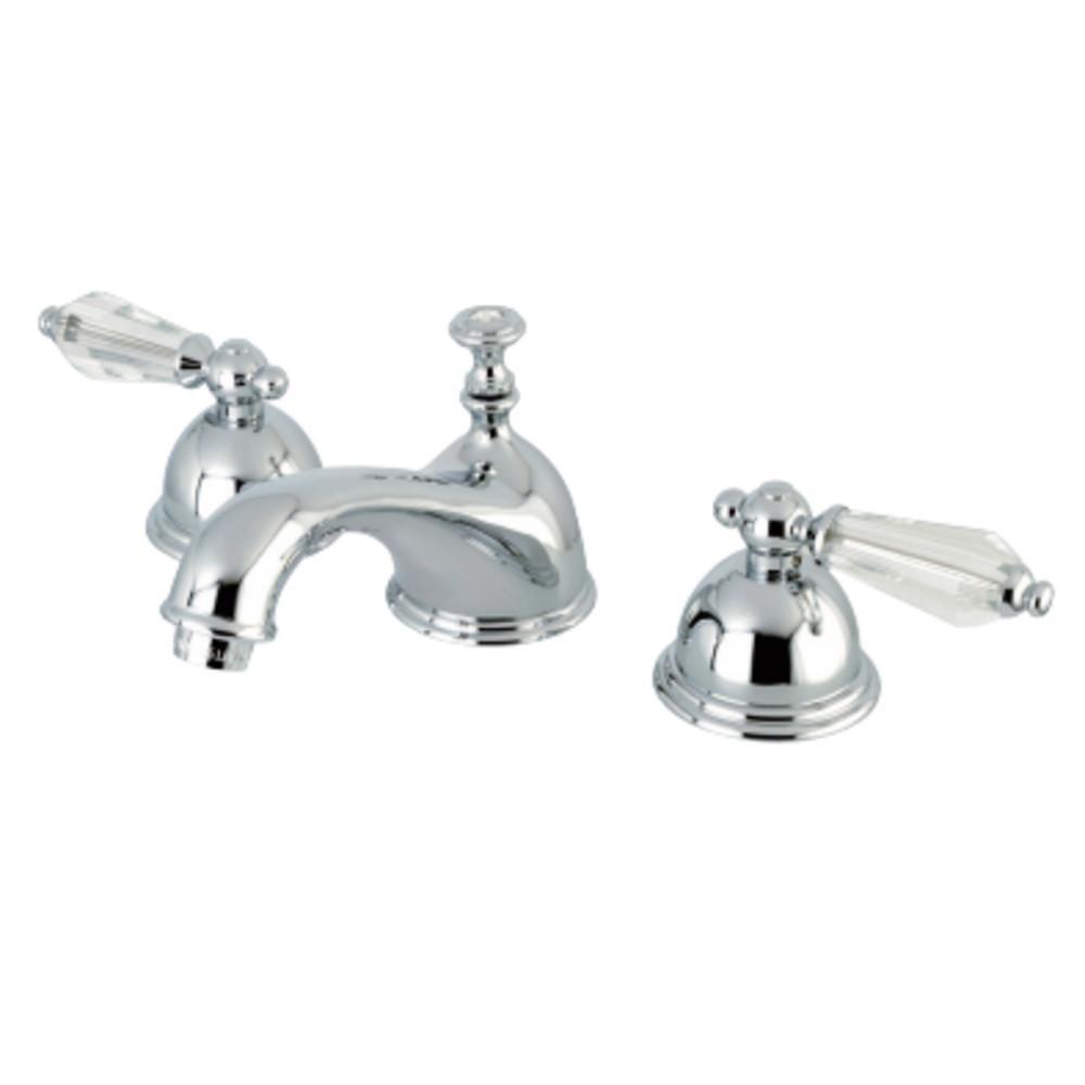 Kingston Brass Wilshire Widespread Bathroom Faucet Polished Chrome