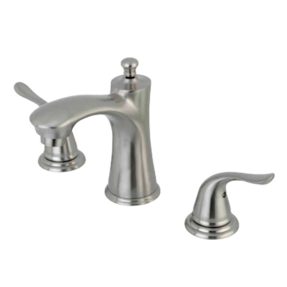 Kingston Brass Yosemite Widespread Bathroom Faucet Brushed Nickel
