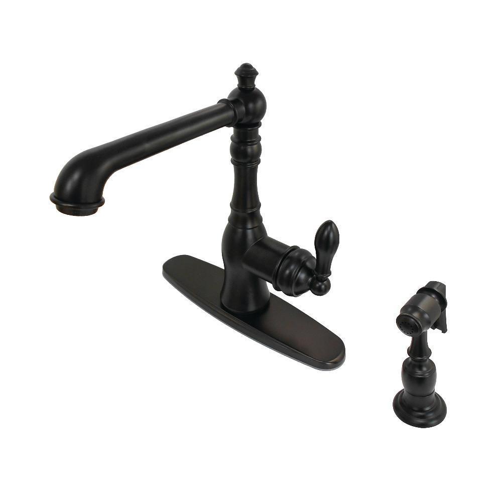 Gourmetier American Classic One Handle Kitchen Faucet Oil Rubbed Bronze