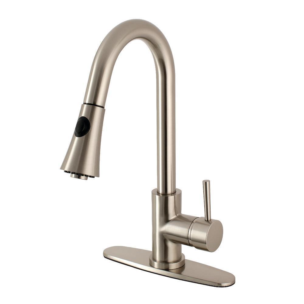 Gourmetier Concord Pull-Down Kitchen Faucet Brushed Nickel