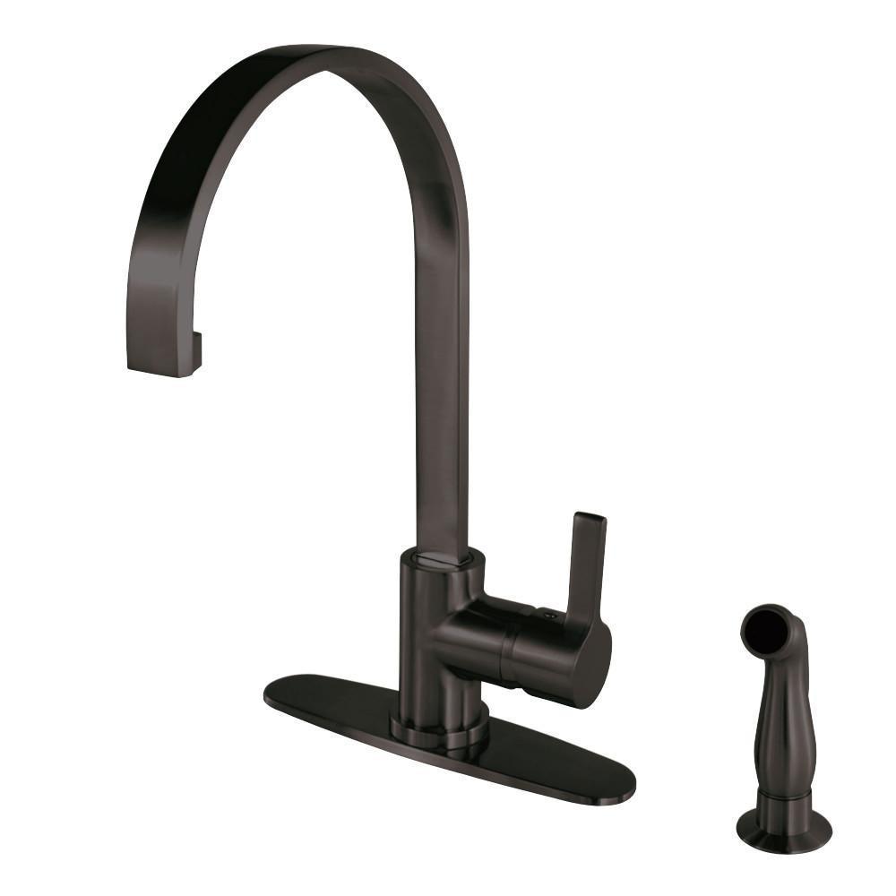 Gourmetier Continental One Handle Kitchen Faucet Oil Rubbed Bronze