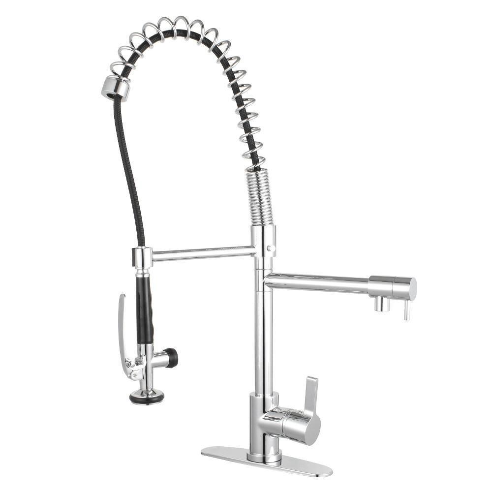 Gourmetier Continental Pre-Rinse Kitchen Faucet Polished Chrome