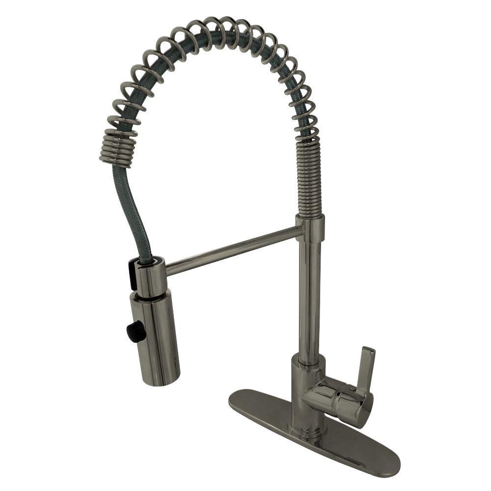 Gourmetier Continental Pre-Rinse Kitchen Faucet Brushed Nickel