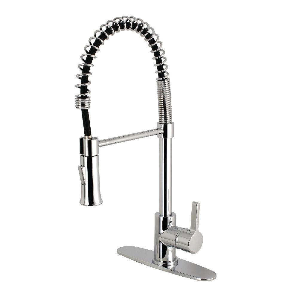 Gourmetier Continental Pull-Down Kitchen Faucet Polished Chrome