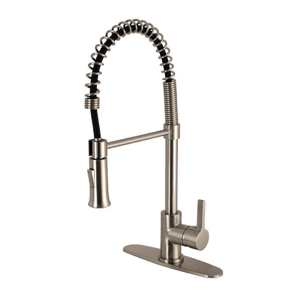 Gourmetier Continental Pull-Down Kitchen Faucet Brushed Nickel