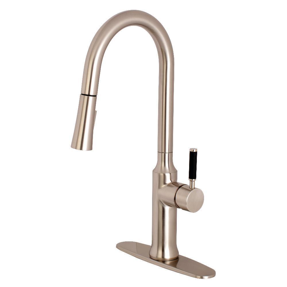 Gourmetier Kaiser Pull-Down Kitchen Faucet Brushed Nickel