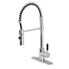Gourmetier Kaiser Pull-Down Kitchen Faucet Polished Chrome