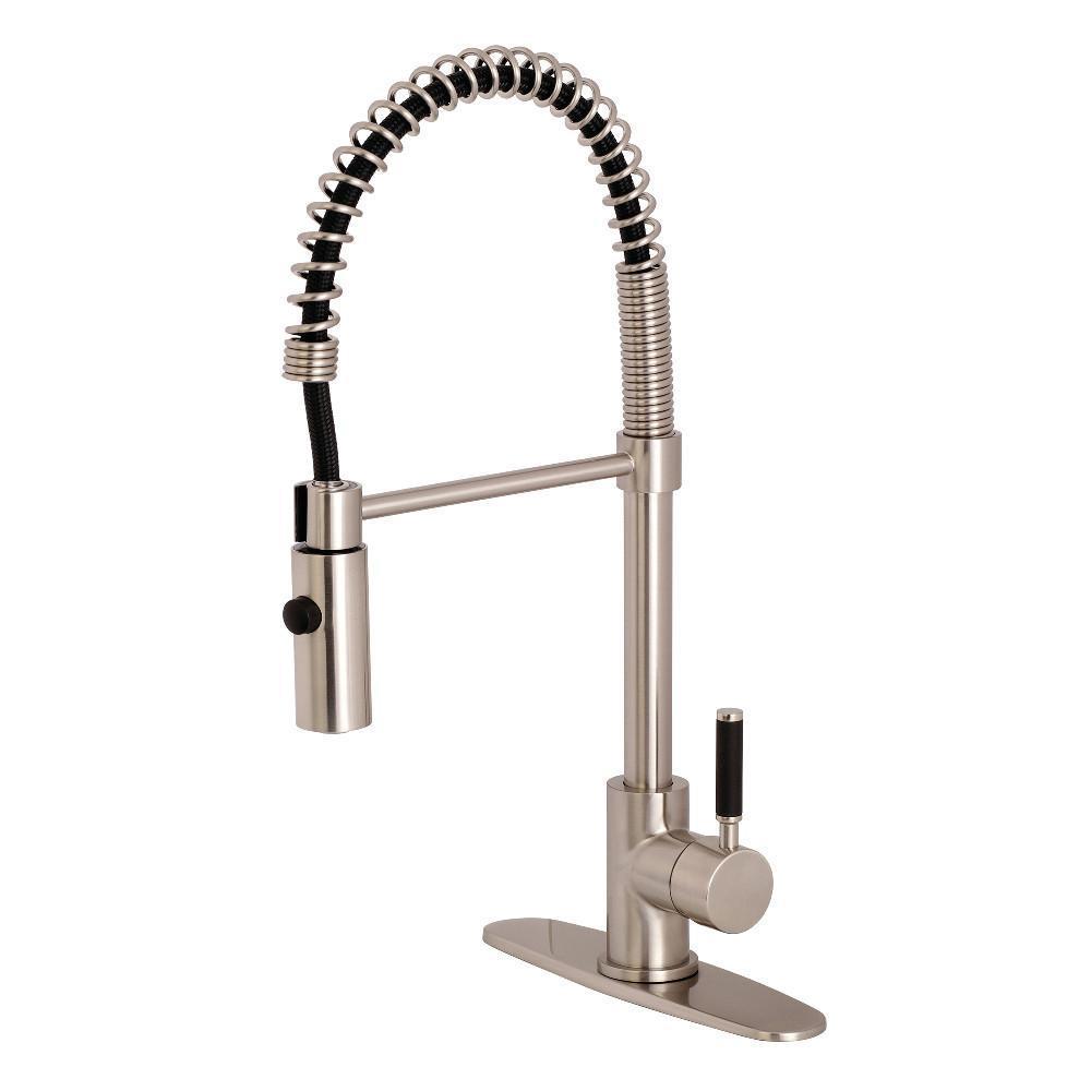 Gourmetier Kaiser Pull-Down Kitchen Faucet Brushed Nickel
