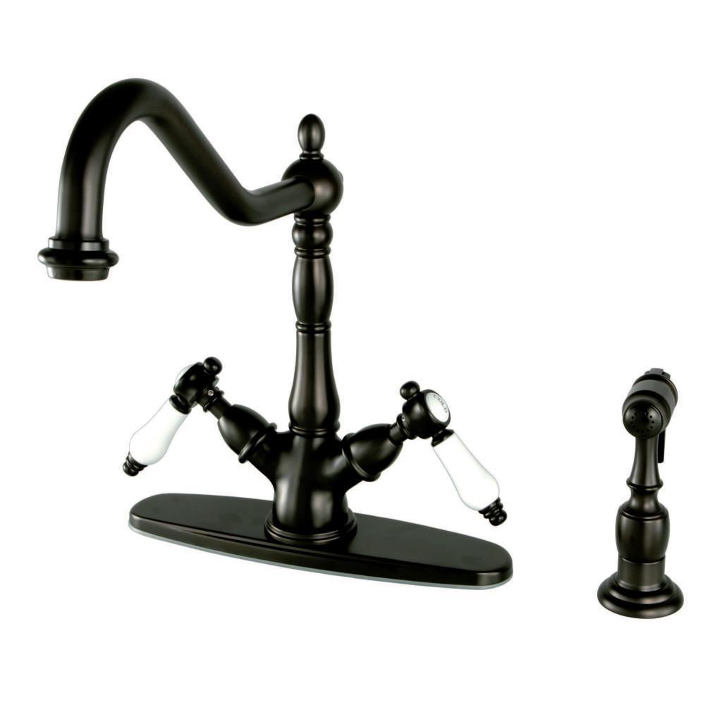 Kingston Brass Bel-Air Multi-Hole Faucet Oil Rubbed Bronze