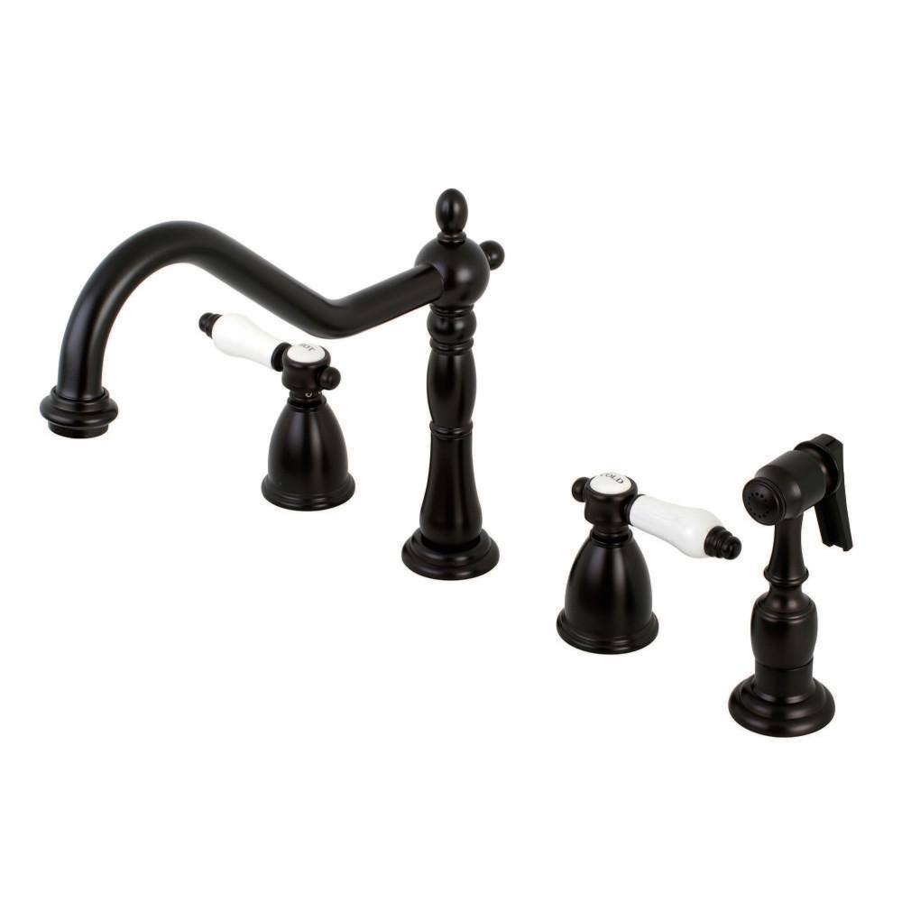 Kingston Brass Bel-Air Widespread Kitchen Faucet Oil Rubbed Bronze