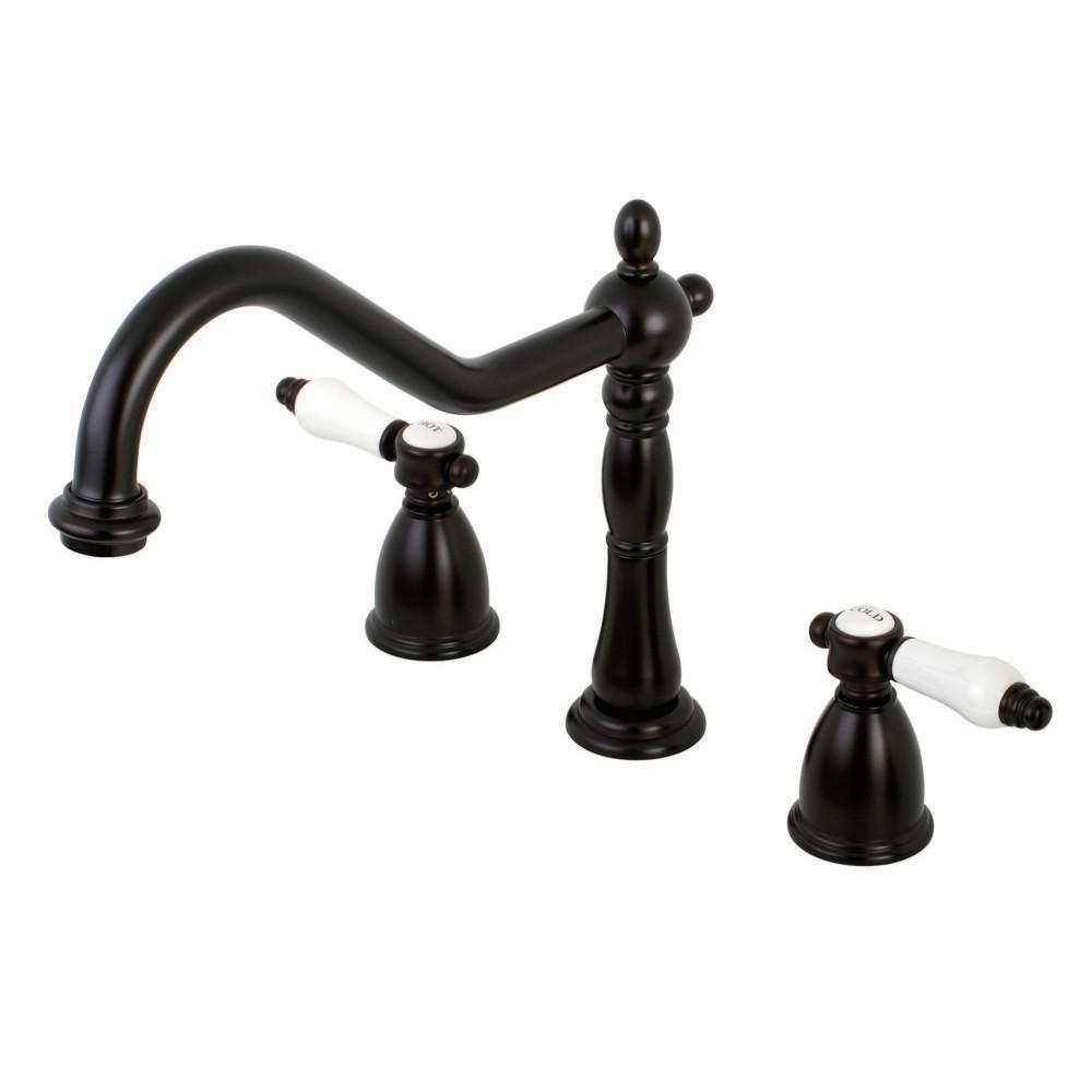 Kingston Brass Bel-Air Widespread Kitchen Faucet Oil Rubbed Bronze