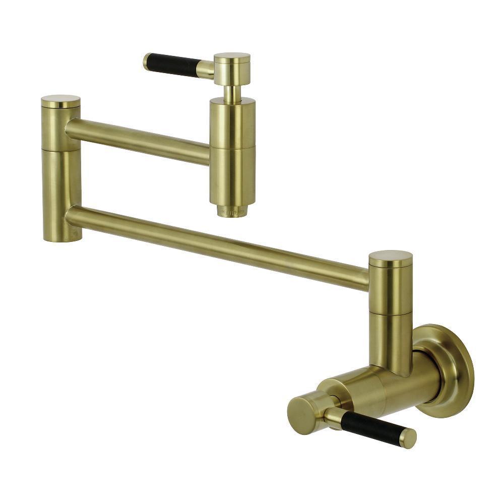 Kingston Brass Concord Pot Filler Faucet Satin Brass